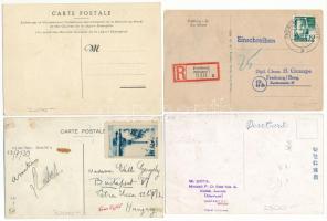 7 db RÉGI külföldi érdekes képeslap vegyes minőségben / 7 pre-1960 non-Hungarian interesting postcar...