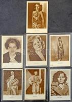 Greta Garbo - 77 db régi színésznős képeslap jó állapotban / 77 pre-1945 postcards in good condition