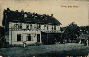 1908 Doboj, Hotel Streitz / hotel and restaurant. W.L. Bp. 4906. Verlag Joh. Streitz (EK)