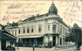 Banja Luka, Banjaluka; Kavana Balkan / Café Balkan. W.L. Bp. 1634. (fa)