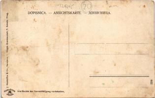 Sarajevo, Neue Bahn, Ostgrenze Tunnel No. 1. / railway tunnel, locomotive, train (r)