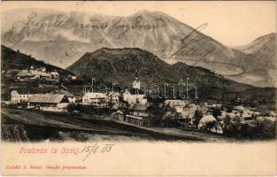 1903 Zgornje Gorje, general view with church