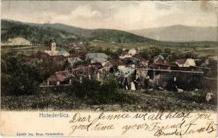 Hotedrsica, Hotedersica, Hotederschitz; general view. Jos. Brus (worn corner)