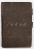 Régi német nyelvű napló, benne pár írásos és rajzolt bejegyzéssel