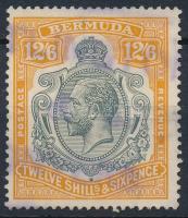 Bermuda szigetek 1922 Mi 84 hivatali bélyegzéssel (postai bélyegzés Mi EUR 550.-)