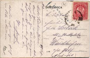 Borovnica, Franzdorf; railroad viaduct, railway bridge (worn corner)