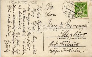 1924 Licsérd, Licartovce (Eperjes, Presov); Rhenaud kastély / castle. photo (EK)