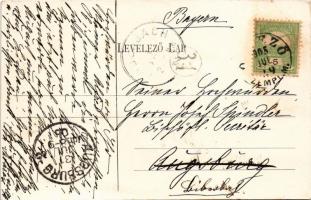 1905 Őrmező, Strázske (Zemplén); Kastil grofa Ladislava Schchenyi / Gróf Széchenyi László kastélya /...