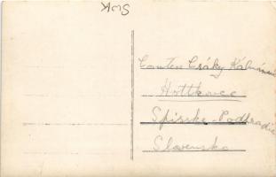 Hotkóc, Szepesújvár, Szepes-Újvár, Hodkovce (Zsigra, Zehra); Csáky kastély. Kucek / castle. photo (E...