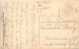 1935 Kuntapolca, Kunova Teplica; Evangélikus templom, állami iskola, fogyasztási szövetkezet üzlete ...