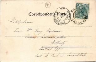 1905 Vransko, Franz; general view, church. Verlag F. Oset (fl)