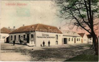 1908 Süttör (Fertőd), Fogyasztási szövetkezete, üzlete és sütöde