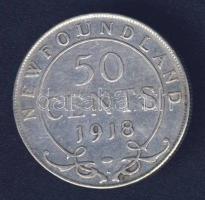 Kanada/Új-Fundland 1918. 50c Ag V.György T:3