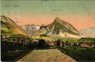 1909 Bovec, Plezzo, Flitsch; Svinjak / mountain (fl)