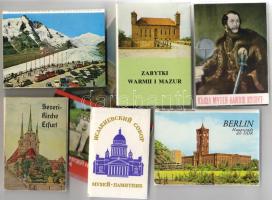 8 db kisméretű leporello füzet klf. külföldi városokról