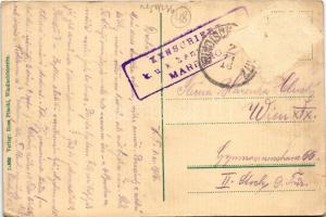 1916 Slovenska Bistrica, Windisch-Feistritz, Windischfeistritz; Hauptplatz / main square, shops. Ver...