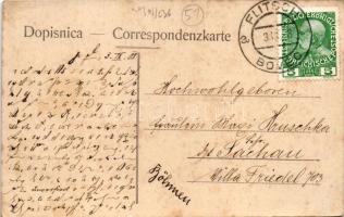 1908 Bovec, Plezzo, Flitsch; Stara Trdnjava na Kluzi pri Bovci / Veste an der Flitscher Klause, Fest...