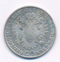 Ausztria 1832A 20kr Ag "I. Ferenc" T:VF,F Austria 1832A 20 Kreuzer Ag "Franz I" ...