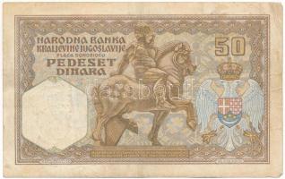 Montenegro / Olasz megszállás 1931. 50D gépi "VERIFICATO" bélyegzéssel T:F
Montenegro / I...