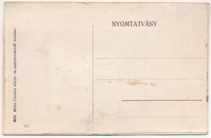 Sárvár, Lajos bajor király vára. Leporellolap 10 képpel (gyógyszertár, vasútállomás, sajtgyár, cukor...