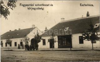 1922 Eszterháza (Fertőd), Fogyasztási szövetkezet és körjegyzőség. photo (Rb)