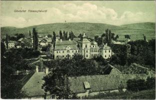 1912 Tőkésújfalu, Klátova Nová Ves; Haupt-Stummer kastély. Platzkó Gyula kiadása / castle