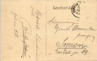 Sopronszentmárton, Markt Sankt Martin; utca, templom és paplak, vasútállomás, üzlet / Neugasse, Kirc...