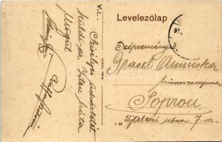 1914 Pinkóc, Güttenbach; iskola, templom / Schule, Kirche / school, church