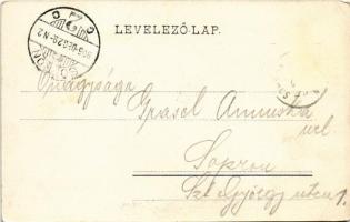 1905 Sopronszentmárton, Szentmárton, Markt Sankt Martin; Gebrüder Berthan, Geschäft des Josef Heinz,...