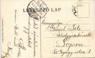 1908 Márcfalva, Marz; Holzstadl / Holzstadel (fl)