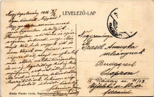 1916 Nagytapolcsány, Topolcany; cukorgyár. Platzko Gyula kiadása / sugar factory