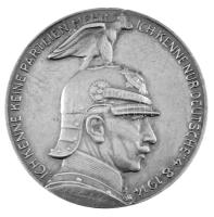 Osztrák-Magyar Monarchia 1914. "VIRIBUS-UNITIS" peremen jelzett Ag háborús propaganda emlé...