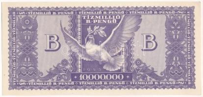 1946. 10.000.000BP T:AU / Hungary 1946. 10.000.000 B.-Pengő (Billion Pengő) C:AU Adamo P38, Krause P...