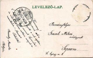 1906 Pöstyén, Piestany; Ferenc József fürdő. Gipsz H. kiadása / Franz Josef Bad / spa (Rb)