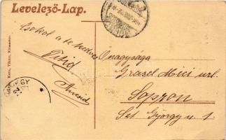 1908 Kismarton, Eisenstadt; Irgalmasrend gyógyszertára, belső. Kern Viktor kiadása / Apotheke der Ba...