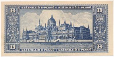 1946. 100.000.000BP T:AU / Hungary 1946. 100.000.000 B-Pengő C:AU Adamo P39, Krause P#136
