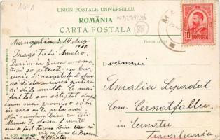 1910 Mangalia, Strada Principal / main street, shops (EK)