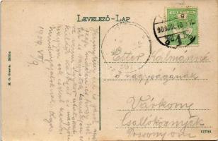 1909 Orsova, Alibég Orsova felől, Kazán részlet / Cazane / Kasanpartie / road to Alibeg, gorge (EK)