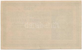 1918. 200K "B 1014 019872", hullámos hátlappal T:F szép papír / Hungary 1918. 200 Korona &...