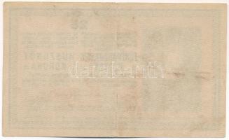 1918. 25K "1144 088765" 2mm, hullámos hátlappal T:F folt és erős középső hajtás, egyébként...