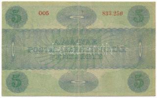 1919. 5K "OSZTRÁK-MAGYAR BANK...", "O05" T:F Adamo K8