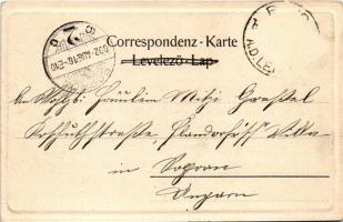 1902 Lajtabruck, Bruck an der Leitha; Laktanya. H. Effenberger kiadása / Kaserne / military barracks...