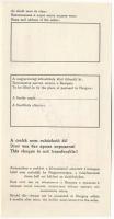 ~1970. "Országos Takarékpénztár" csekk 200Ft "SPECIMEN (MINTA)" bélyegzéssel, &q...