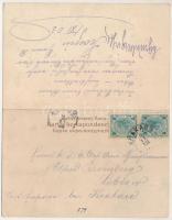 1903 Kraków, Krakkó, Krakau; Bodega Vinavigo / wine hall interior. 2-tiled folding panoramacard (ben...