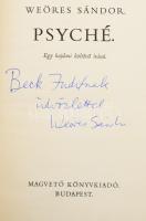Weöres Sándor: Psyché. A szerző, Weöres Sándor (1913-1989) költő által Beck Judit (1909-1995) festőm...