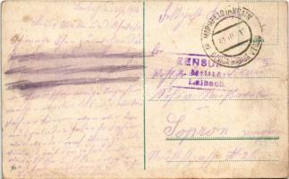 1916 Ljubljana, Laibach; Mestni trg / rathausplatz / town hall, trams (fl)