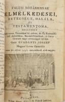 Gvadányi József 2 műve, egy kötetben: Egy falusi nótáriusnak budai utazása, mellyet önnön maga abban...
