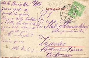 1916 Parajd, Praid; látkép. Stein Izsák kiadása / general view (EB)