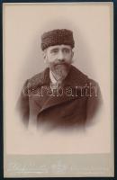 1900 Constantinople, Sébah Joaillie fényképész műtermében készült, keményhátú, vintage fotó, 16,5x10,5 cm