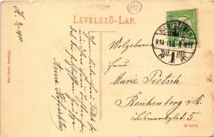 1910 Nagyszeben, Hermannstadt, Sibiu; Hermannsplatz / Hermann tér, gyalogsági laktanya. Karl Graef k...